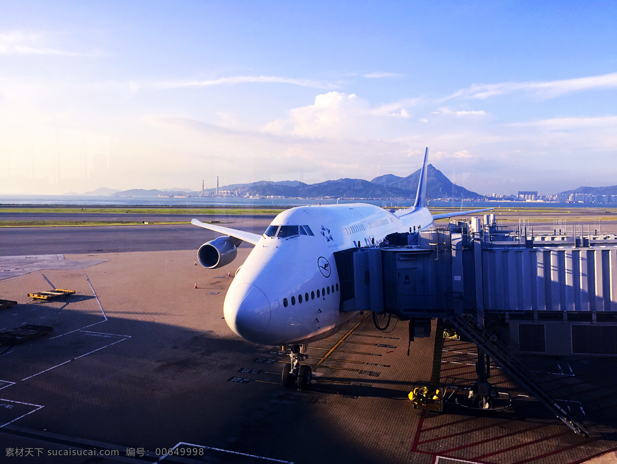 风景 飞机 香港机场 海滨机场 天空 旅游摄影 国外旅游