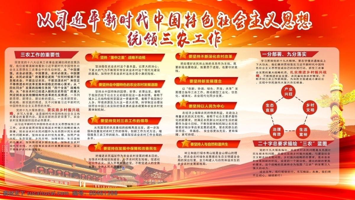 新時代 中國 特色 社會主義 思想 統(tǒng)領(lǐng) 三農(nóng) 工作 習(xí)近平
