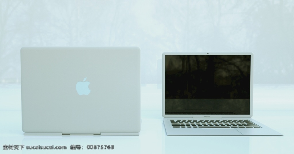 c4doc 苹果 笔记本 电脑 效果 c4d oc macbook 3d设计