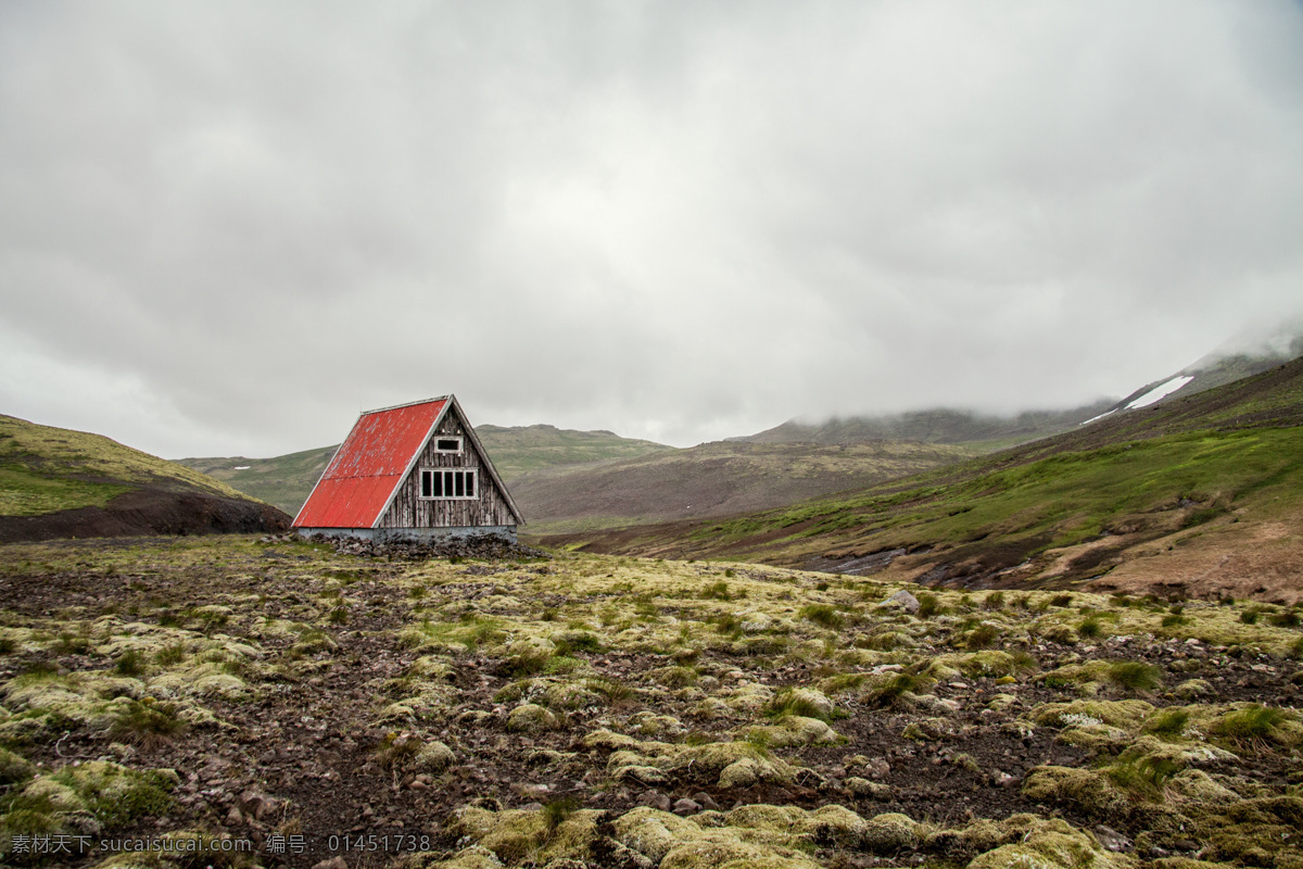 冰岛 高清 诺亚方舟 取景地 北欧风光 小屋 草地 国外旅游 旅游摄影