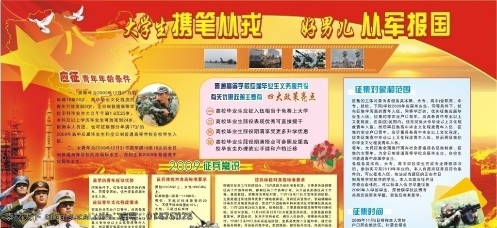 征兵板報(bào) 征兵 板報(bào) 當(dāng)兵板報(bào) 軍人 武警 應(yīng)征 部隊(duì) 解放軍 武器 閱兵 其他設(shè)計(jì) 矢量