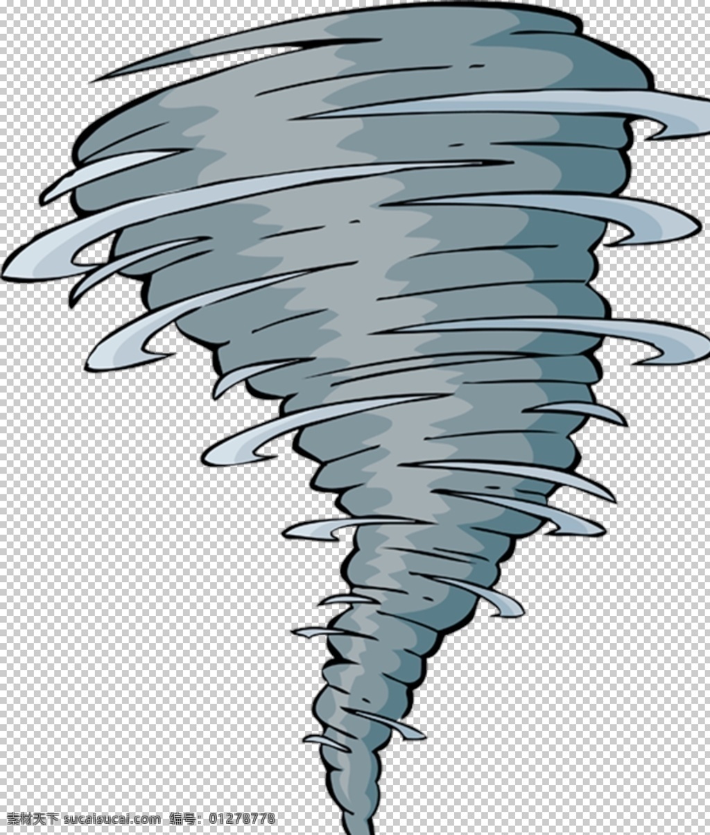 龙卷风 飓风 台风 风 旋风 png图 透明图 免扣图 透明背景 透明底 抠图 插画 手绘 卡通