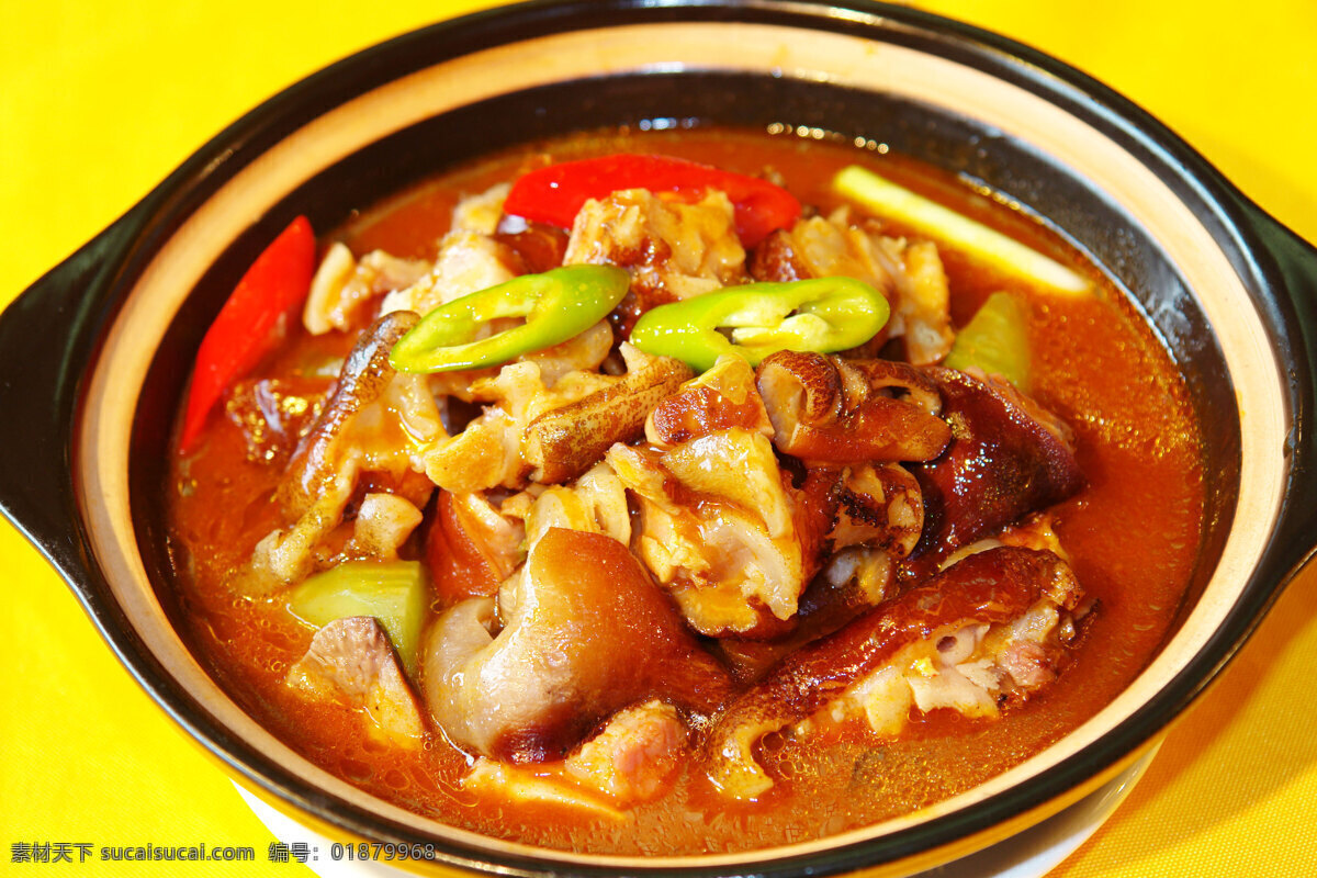 臘豬腳燉萵筍 傳統(tǒng)美食 餐飲美食