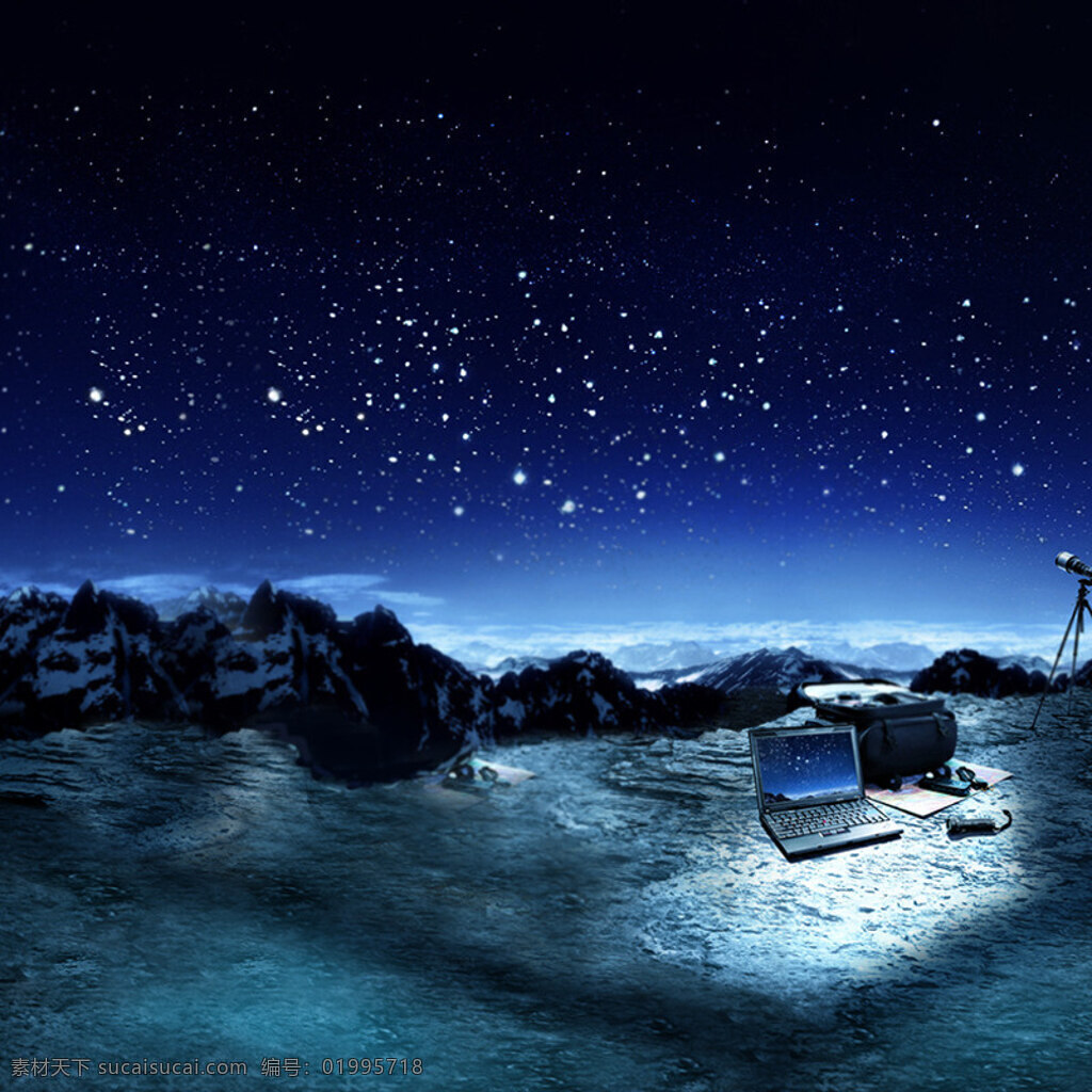 數(shù)碼主圖 數(shù)碼 電子 夜景 星星 黑色