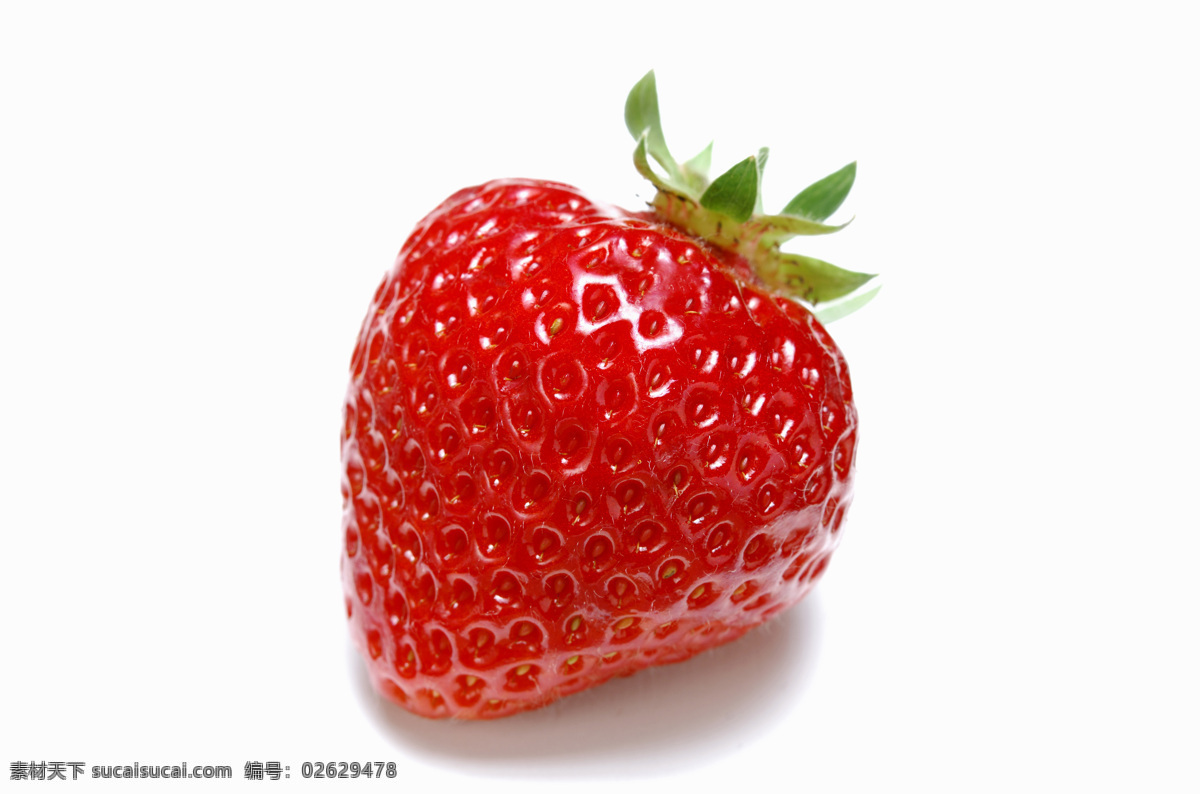 高清晰 草莓 单色背景 高清 红色 水果 诱人 风景 生活 旅游餐饮