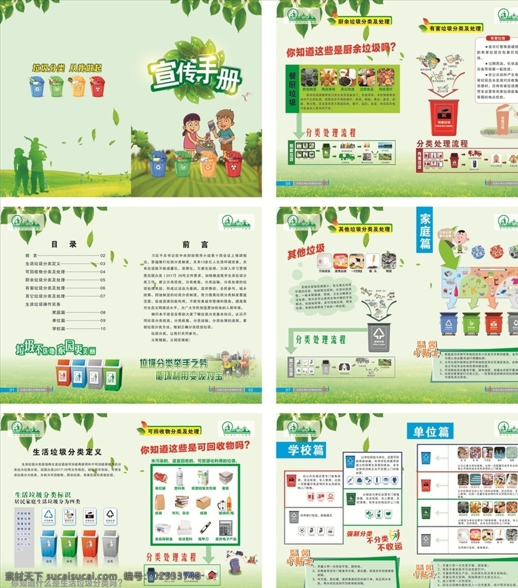 垃圾分類 產(chǎn)品畫冊 垃圾 分類 畫冊 宣傳冊 畫冊設(shè)計