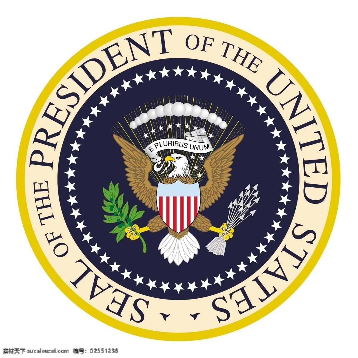 美国的总统 矢量标志下载 免费矢量标识 商标 品牌标识 标识 矢量 免费 品牌 公司 白色