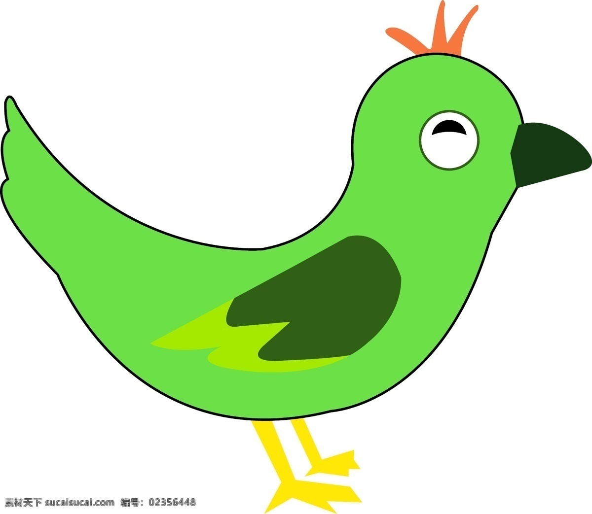 可爱 卡通 小鸟 免 抠 卡通的小鸟 可爱的小鸟 绿色的小鸟 黄色的小嘴 简约的图形 简笔的小鸟 简单的小鸟