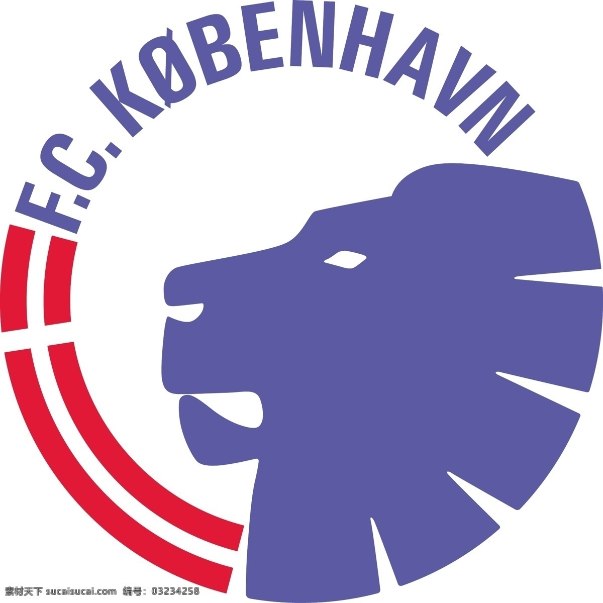 fc哥本哈根 矢量标志下载 免费矢量标识 商标 品牌标识 标识 矢量 免费 品牌 公司 白色