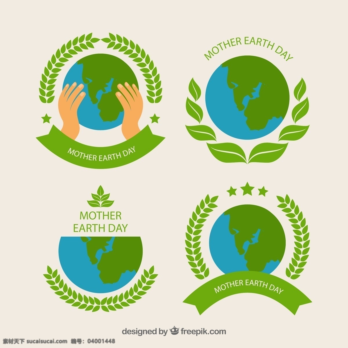 世界 地球日 地球 标签 树叶 创意 世界地球日 矢量 高清图片