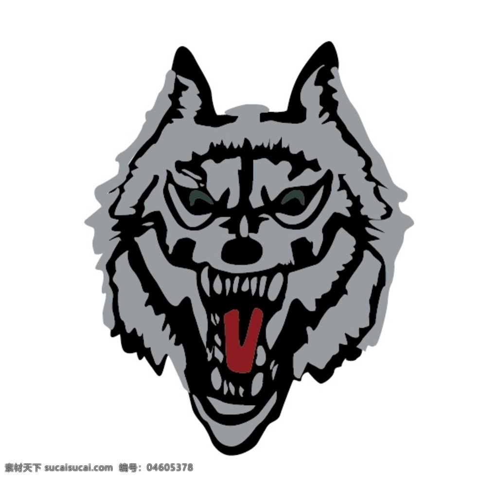 狼头图片 狼头像 狼 标志 图案 图徽 标志图标 公共标识标志 pdf