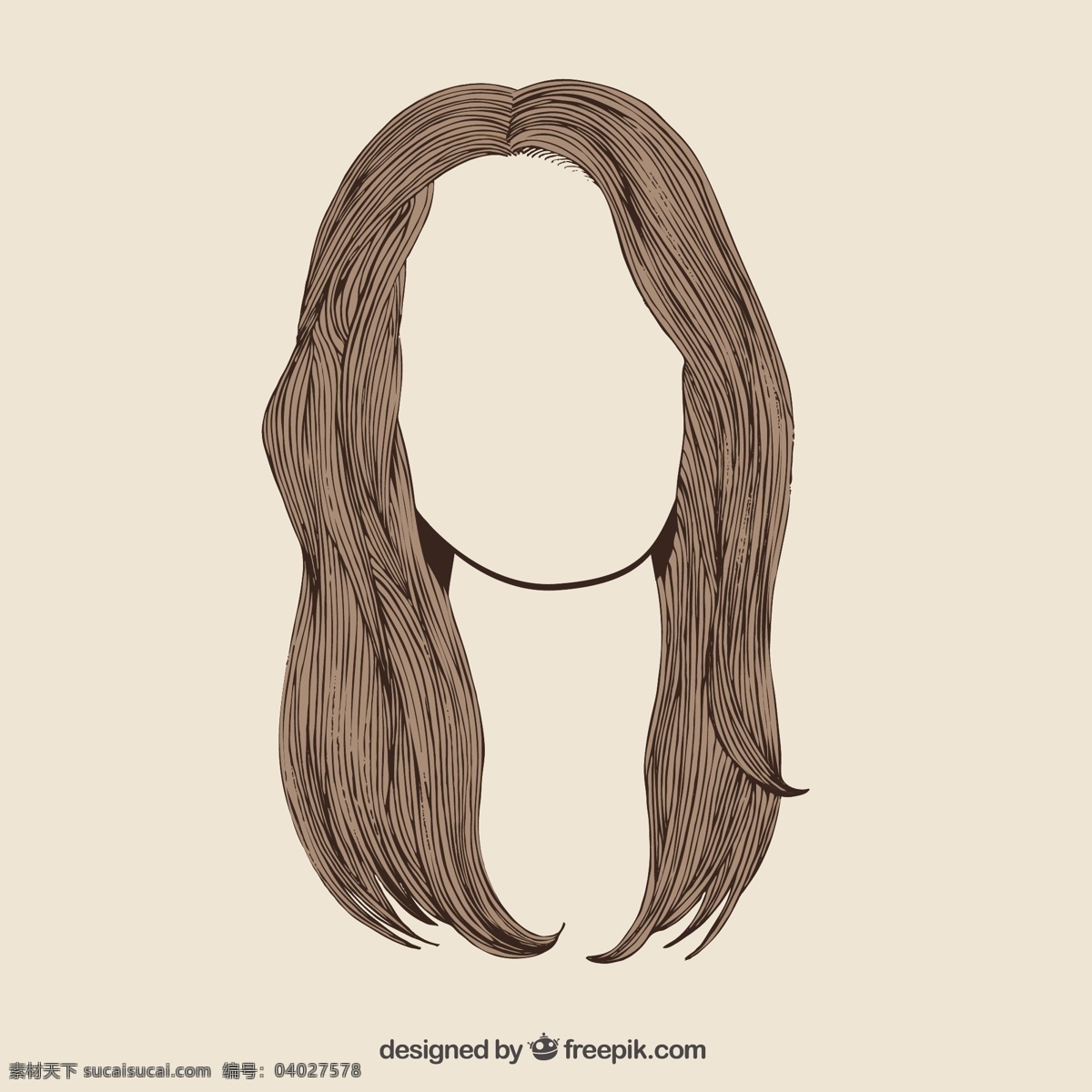 长长头发 美发 美容 理发 理发店 美容美发 长头发 图标 高清 源文件