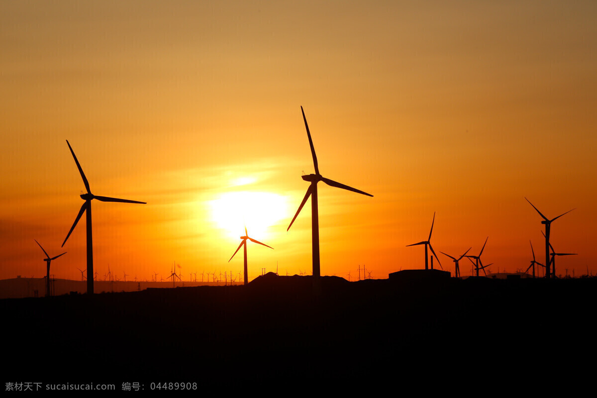 黃昏 落日 夕陽 剪影 環(huán)保 科技 能源 節(jié)能 發(fā)電 自然景觀 自然風(fēng)景