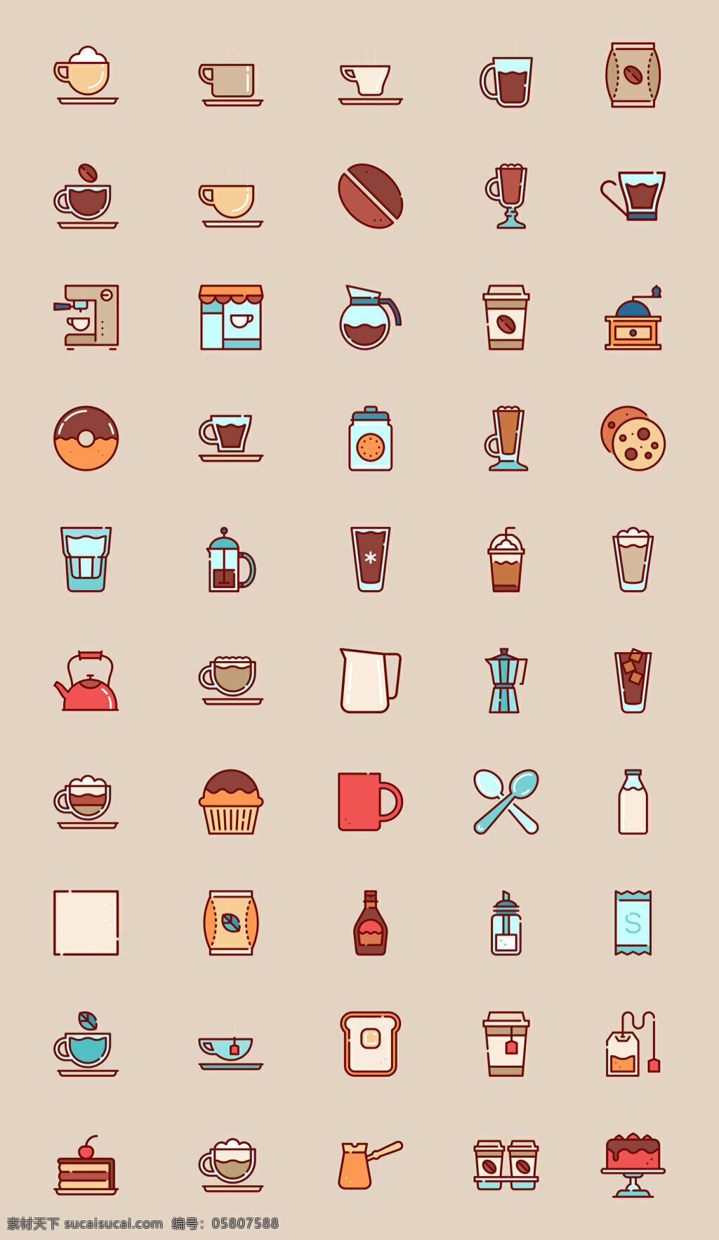 枚 咖啡店 元素 圖標 ui圖標 icon 創(chuàng)意圖標 圖標設(shè)計 咖啡 飲料 甜點 蛋糕 冰淇淋 香檳