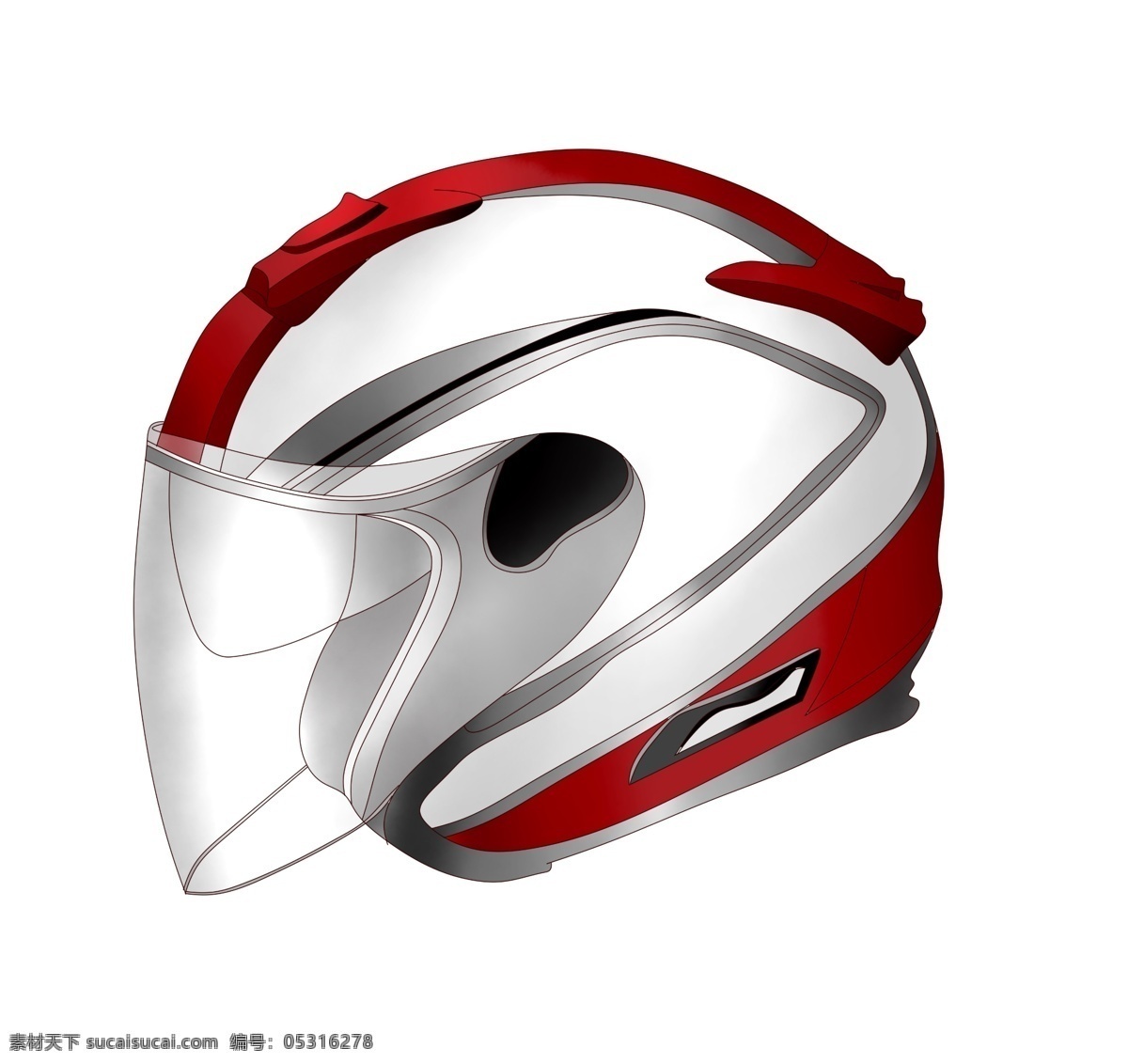 红色 赛车 头盔 插图 漂亮的头盔 图案头盔 骑行头盔 头盔插画 时尚的头盔 设计头盔 红色头盔 装饰卡通