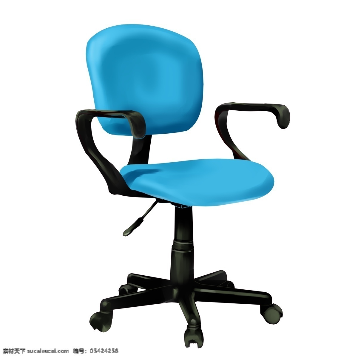 椅子 软座 升降 脚 仿真 皮质 座椅 真皮 皮质座椅蓝色 金属 凳子 多功能 滑轮 材质