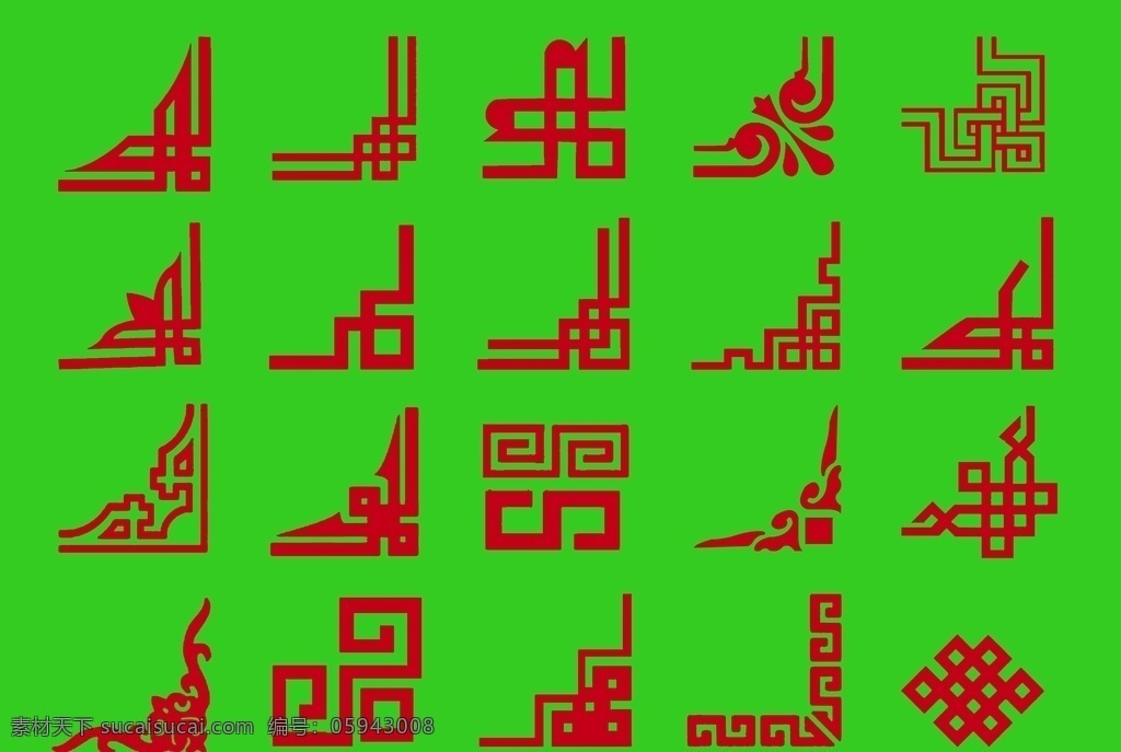 中堂畫(huà) 角造型 角 精美 造型 邊角 分層