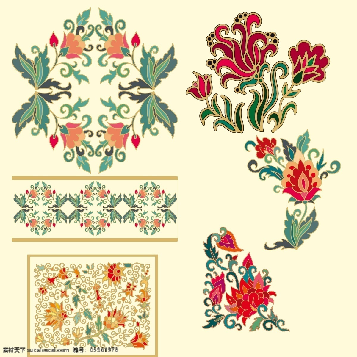 花朵 鎏金花紋 花瓶花紋 花卉圖案 花卉素材 花卉 花瓣 紅花 花邊 花邊框 邊框 玫瑰 復(fù)古花紋 中式花紋 歐式花紋 經(jīng)典花紋 底紋邊框 花邊花紋