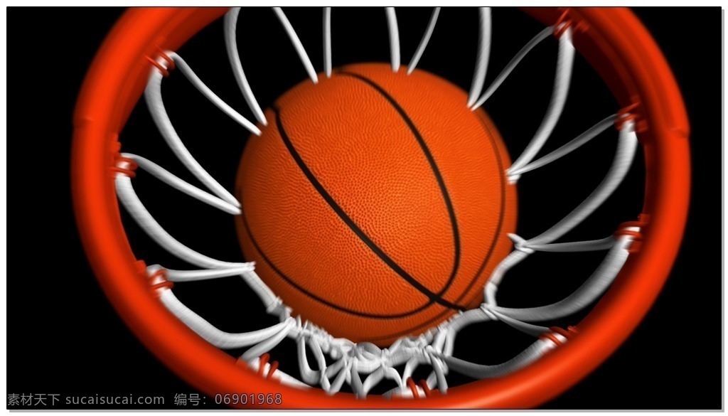 篮球 入 篮筐 特写 转场 带 通道 三维 运动器材 视频素材 视频特效 高清视频素材 合成视频素材