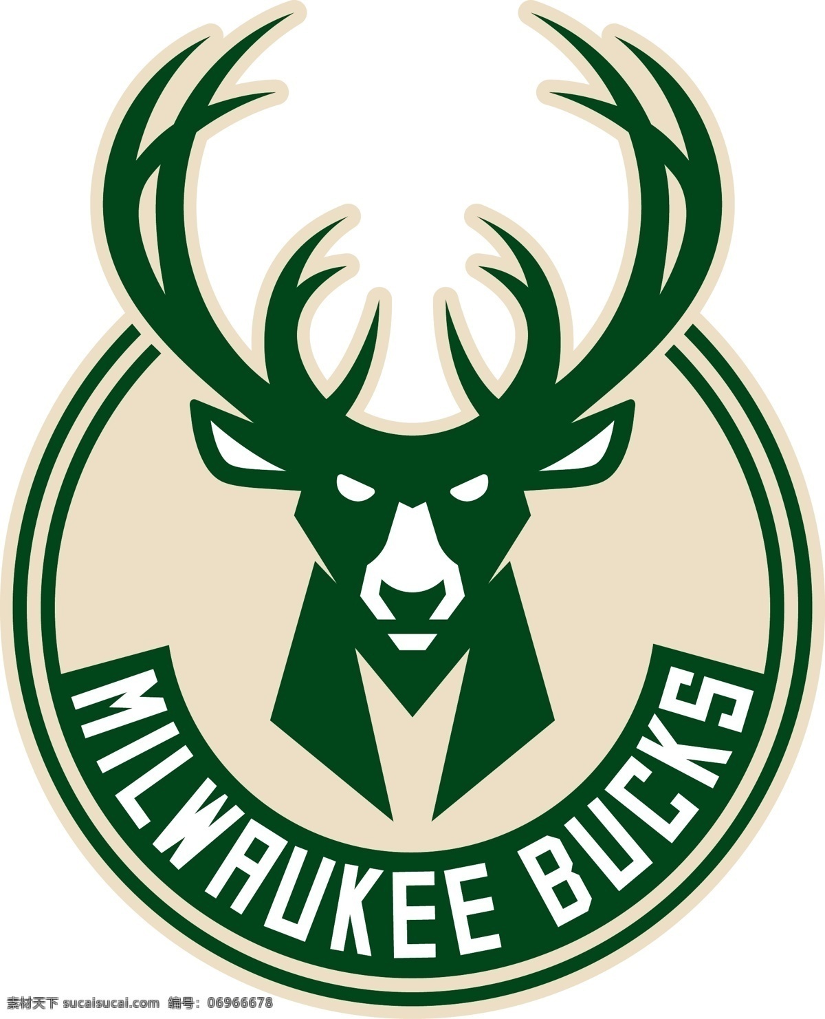 密尔沃基 雄鹿 队 徽标 nba 东部联盟 中央分区 logo设计