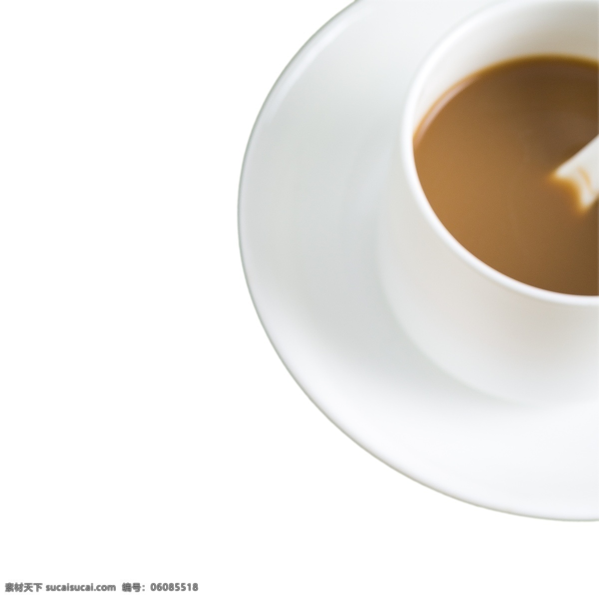 浓浓 牛奶 咖啡 免 抠 图 放在 碟子 里 好喝的咖啡 提神 办公室午茶 喝咖啡 一杯