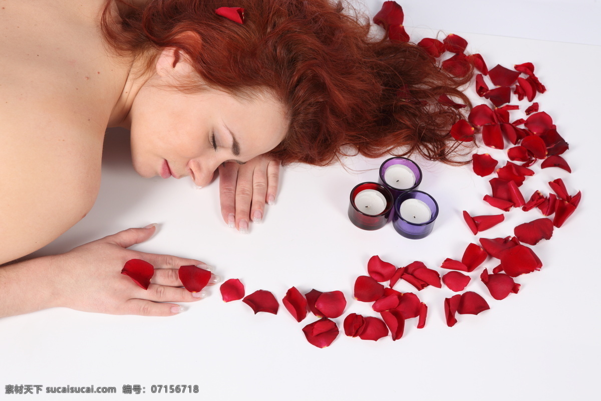 美容spa 美容 spa 美容廣告 休閑 香薰 家居用品 蠟燭 人物 美女 女性 玫瑰花 玫瑰花瓣 洗刷 淋浴用品 娛樂(lè)休閑 家居生活 生活百科