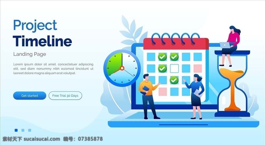 科技网站首页 精致多样风格 banner 图 矢量图 插画 网站 首页图 商业 金币 工作 团队 报表 时钟 合作 握手 协作 机器 底纹边框 其他素材