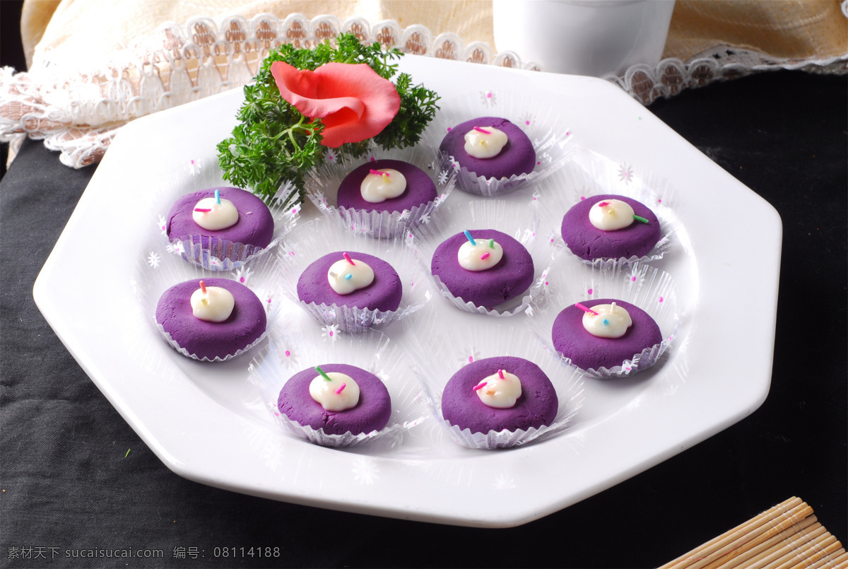 小吃 紫 薯 饼 小吃紫薯饼 美食 传统美食 餐饮美食 高清菜谱用图