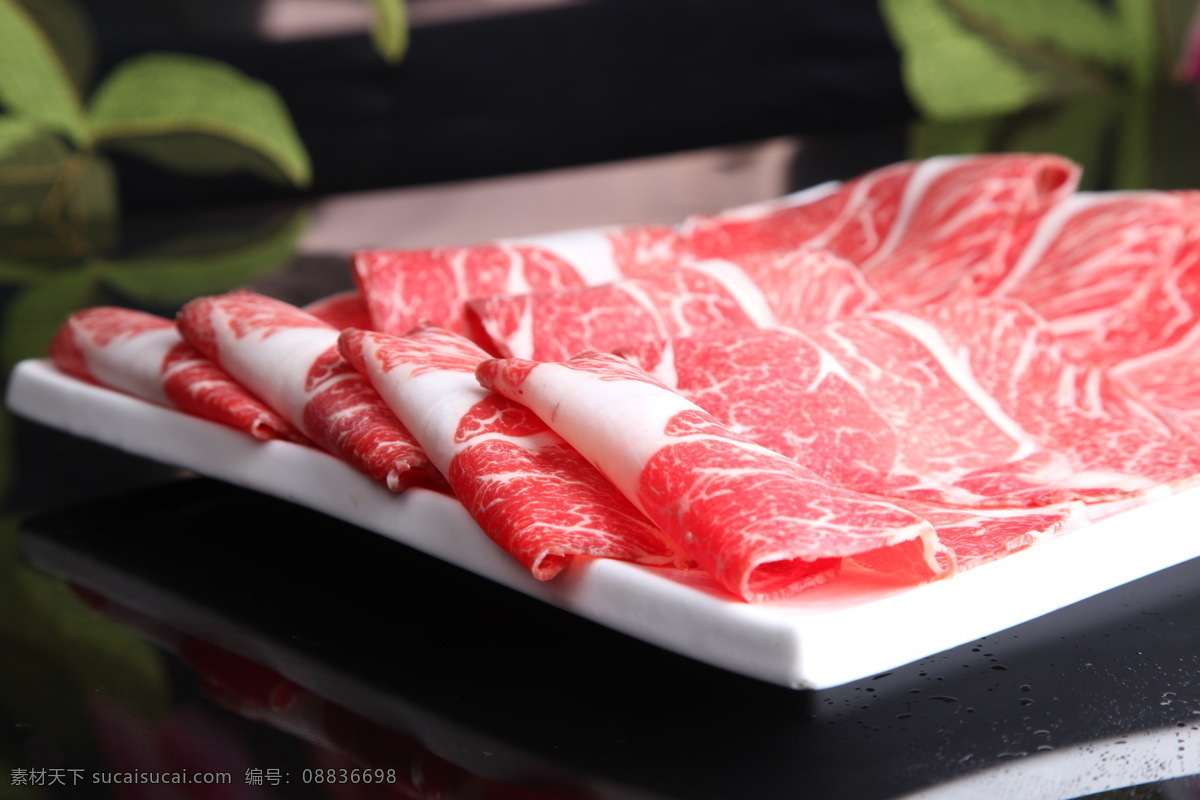 肥牛 牛肉 牛肉卷 食物原料 餐飲美食 餐飲攝影