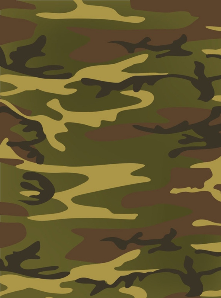 五 种 迷彩 矢量图 军队 矢量 绿色 超清 军绿色 底纹边框 抽象底纹