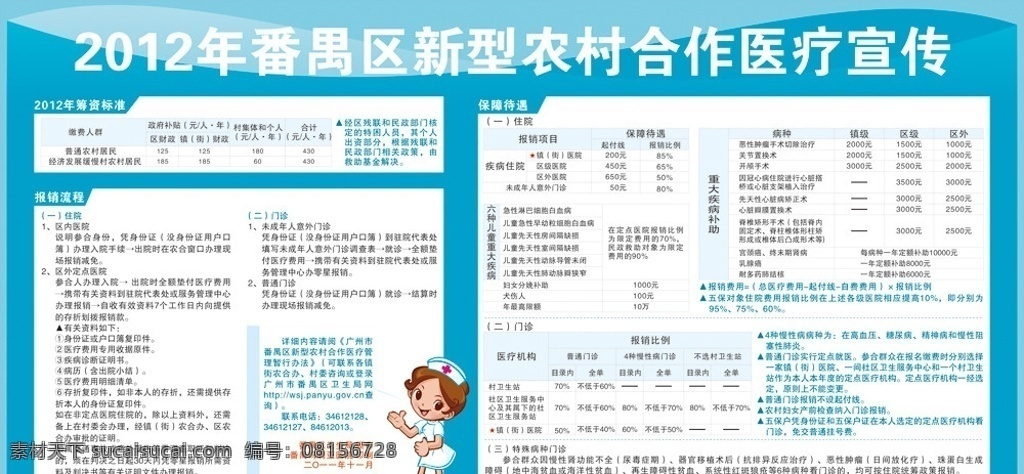新型 農(nóng)村 合作醫(yī)療 宣傳 2012年 番禺區(qū) 醫(yī)保農(nóng)保 醫(yī)療保障 農(nóng)保 醫(yī)保 矢量