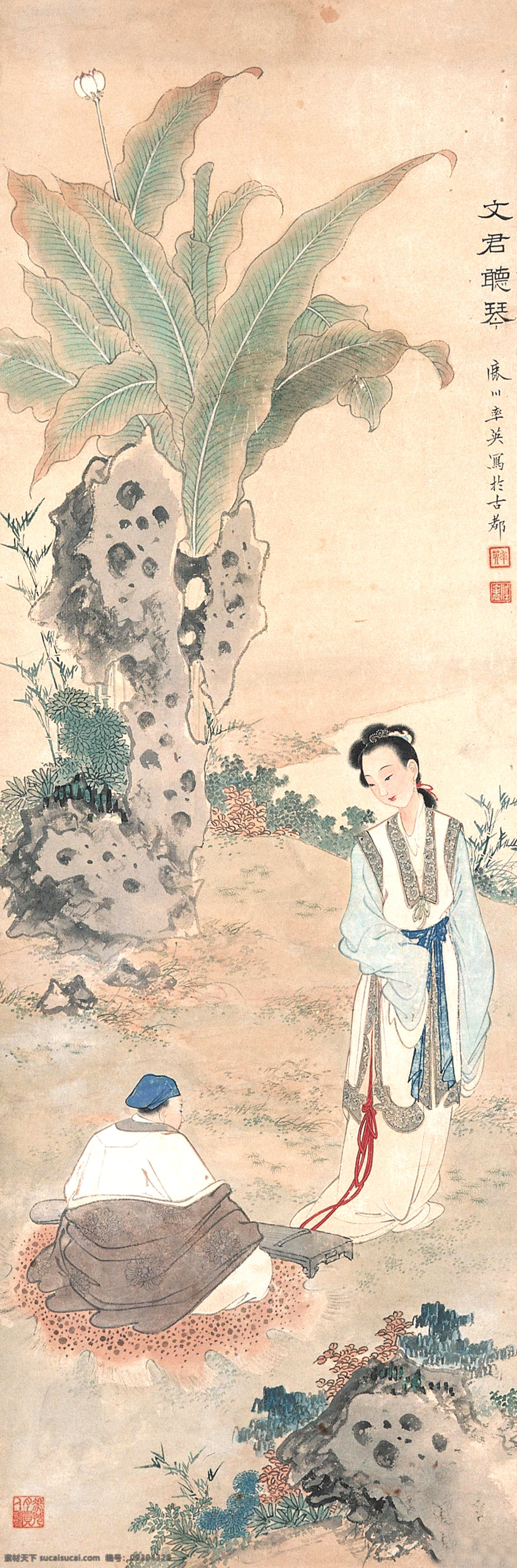 文君聽(tīng)琴 近現(xiàn)代 山水畫(huà) 精選 近代繪畫(huà) 任率英 國(guó)畫(huà) 古畫(huà) 書(shū)畫(huà) 山水 人物 古人物 古代美女 古裝美女 文化藝術(shù) 繪畫(huà)書(shū)法 設(shè)計(jì)圖庫(kù)