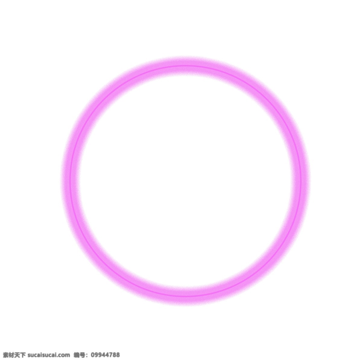 手绘 紫色 霓虹灯 线条 边框 卡通手绘 小清新 圆形 创意 圆圈 几何图形 霓虹灯装饰 线圈 简约