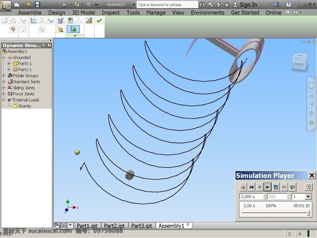 dynaaminen simulation3 視頻 avi 發(fā)明者 歐特克公司 專業(yè) 2013 白色