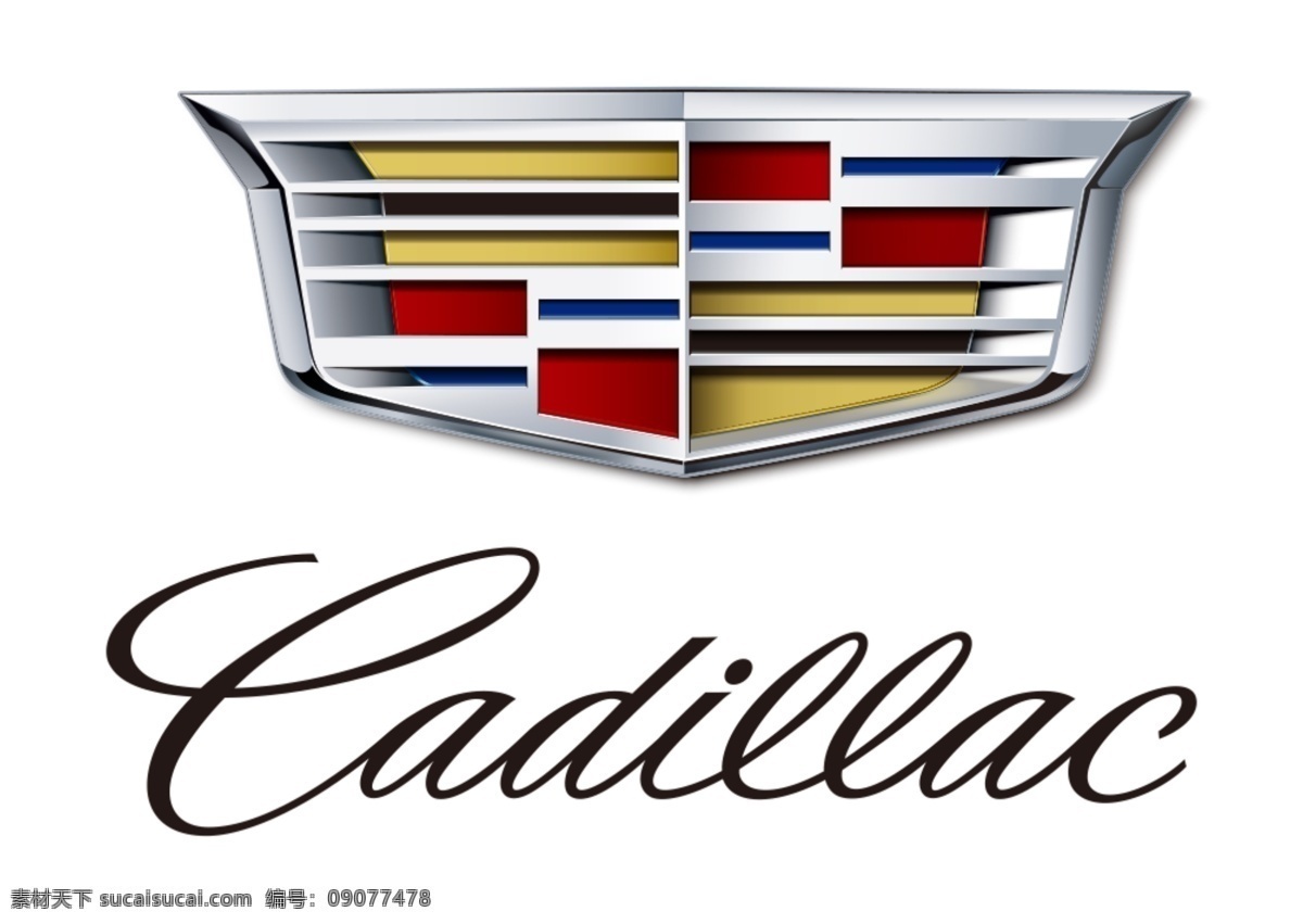 凯迪拉克标志 标志 凯迪拉克 汽车广告 标志源文件