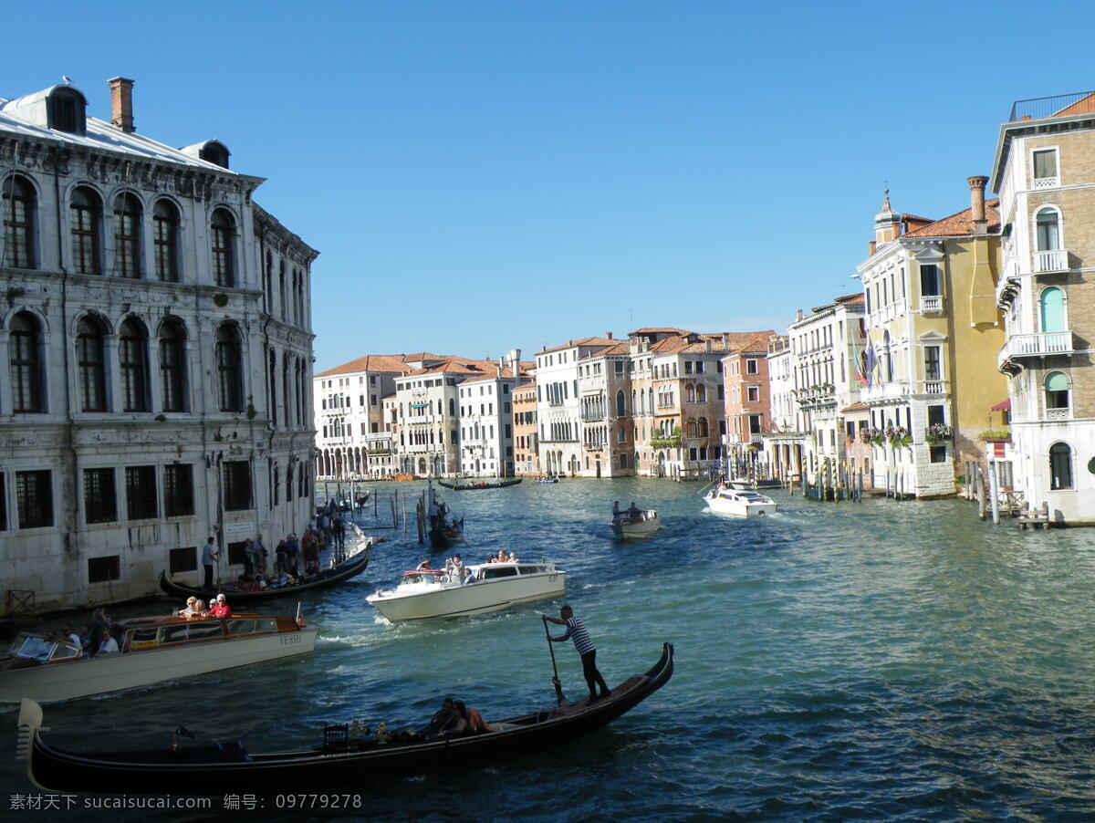 水城 威尼斯 意大利 贡多拉 欧洲 自然景观 自然风景