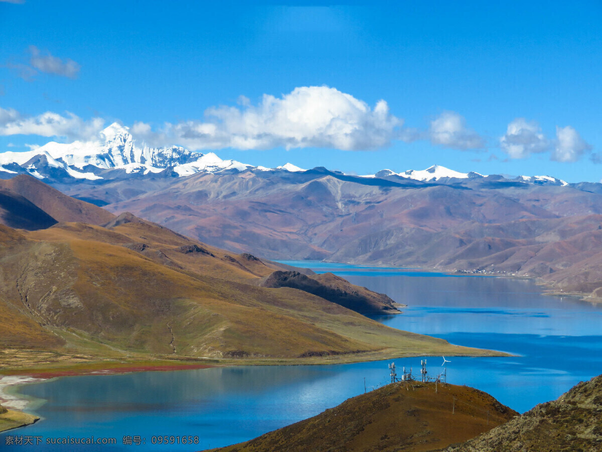 西藏 羊 卓雍 措 自然风光 风景 高清 湖泊 美景 旅游摄影 自然风景