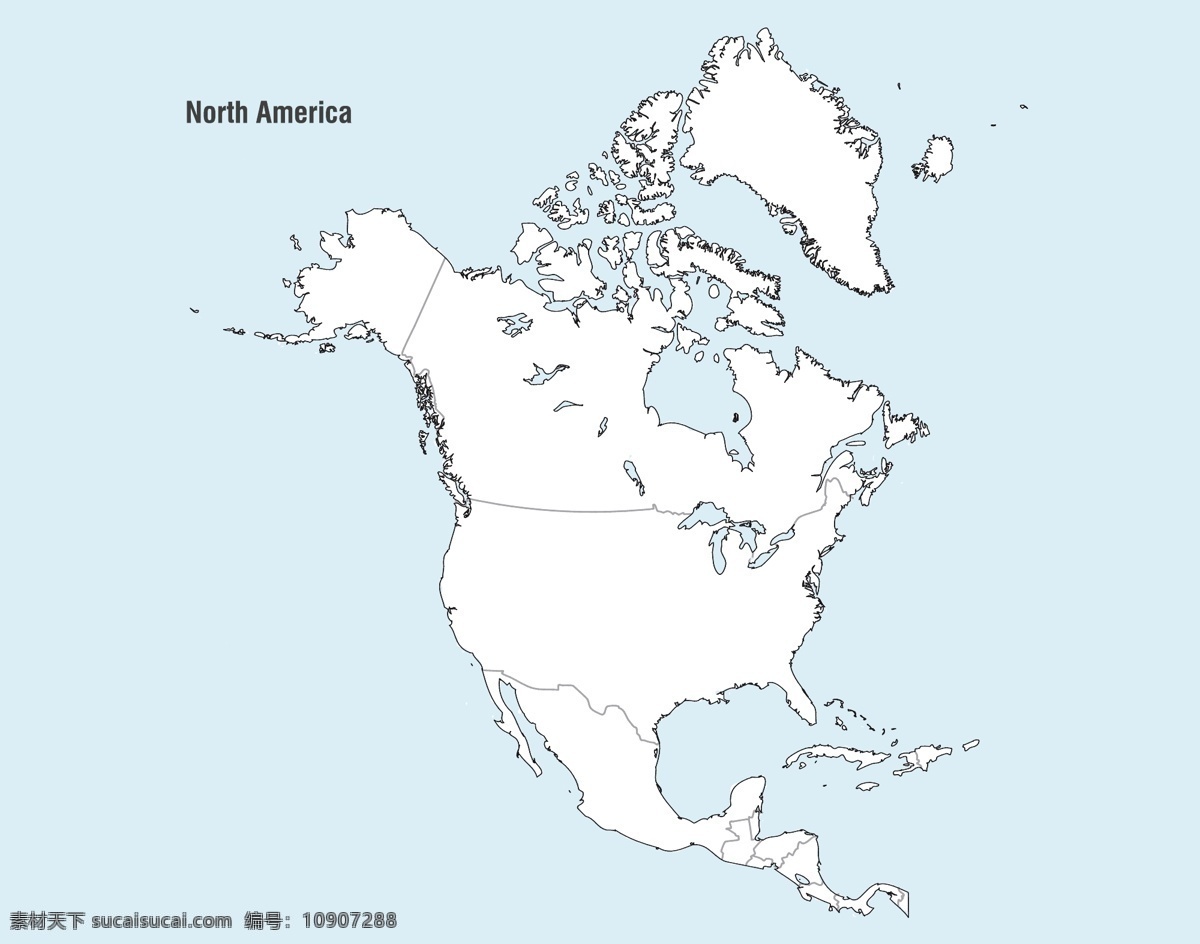 北美 国 地图 矢量 美国 北朝鲜 美国的地图 矢量图 免费 剪贴 画 其他矢量图