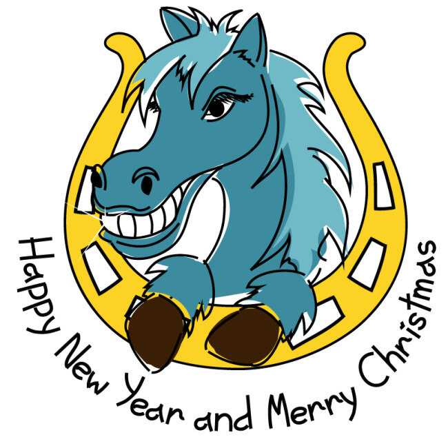 卡通 馬 新年 插畫 矢量 創(chuàng)意 節(jié)日素材 馬年 2015羊年