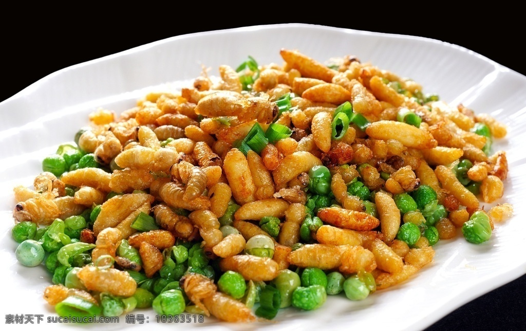 色菜豆香蜂蛹 美食 傳統(tǒng)美食 餐飲美食 高清菜譜用圖