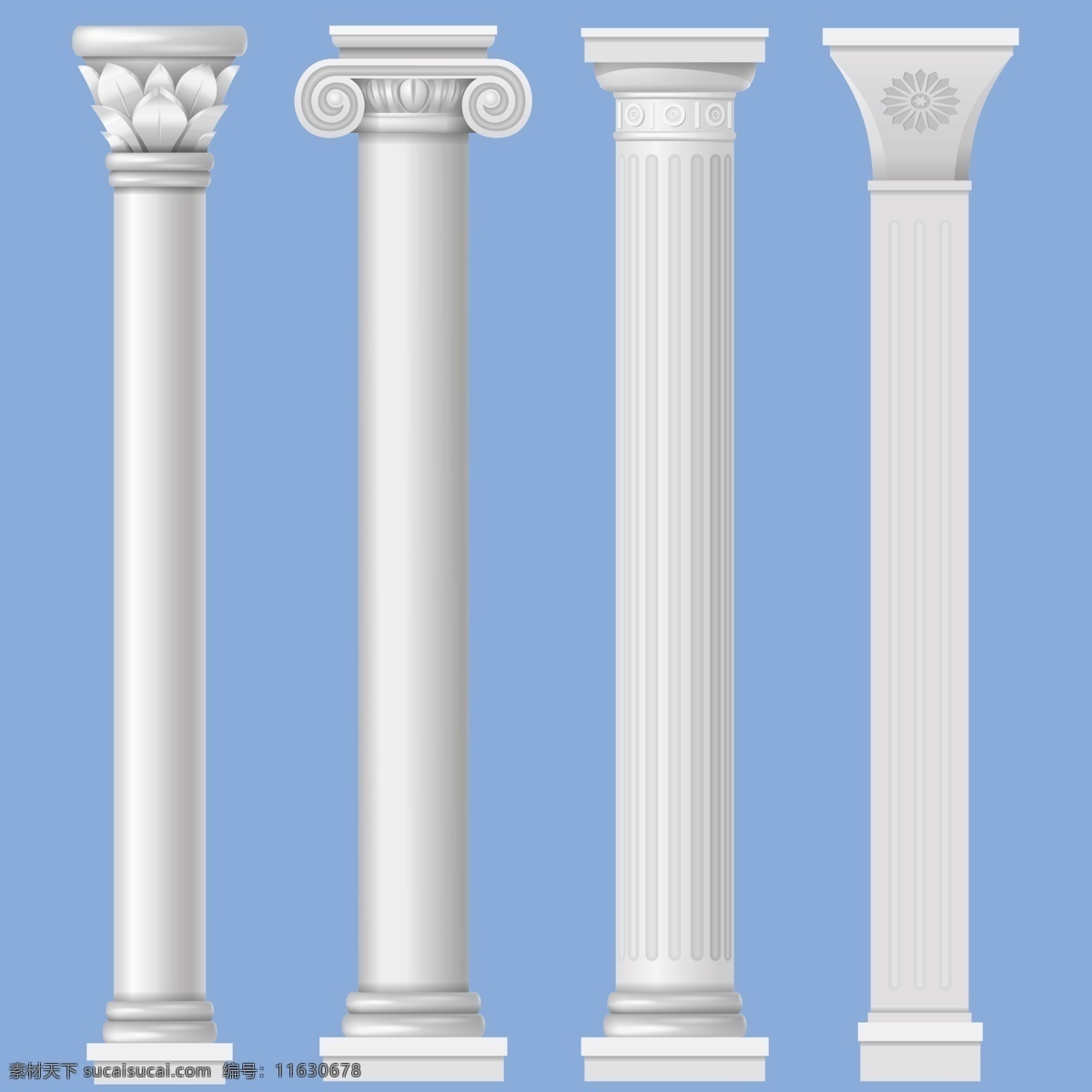 罗马柱图片 罗马柱 柱子 建筑造型 雕塑 文化艺术 传统文化