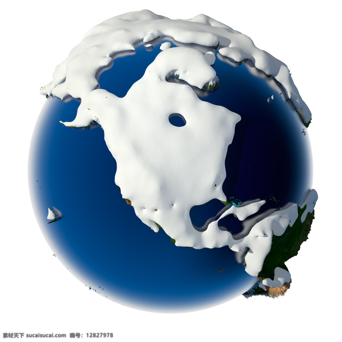 积雪 覆盖 北美洲 俄罗斯 地球 积雪覆盖 冬天 大陆 星球 宇宙太空 环境家居