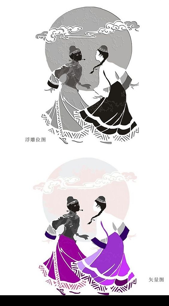 汉 画像砖 奔马 达斡尔族 舞蹈 达斡尔族舞蹈 人物 矢量人物 其他人物 矢量图库