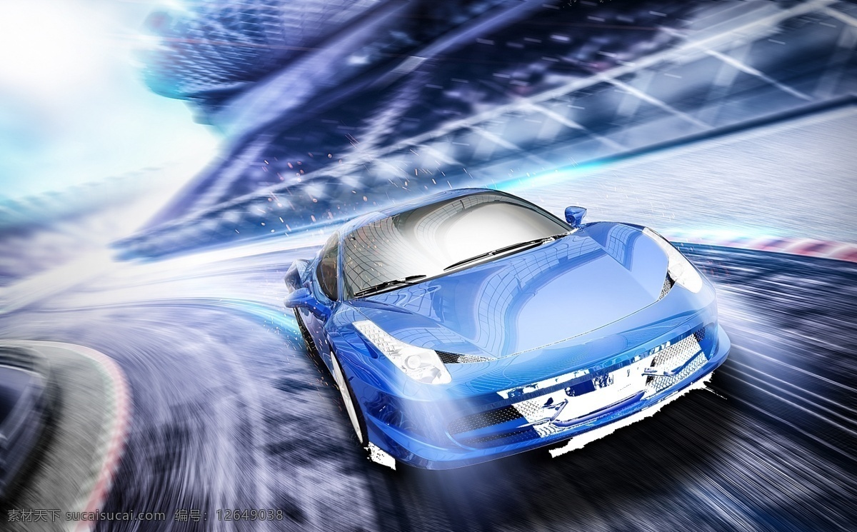 跑车图片 驾驶 优雅 快速 豪华 种族 赛车 道路 速度 运动 汽车 分层