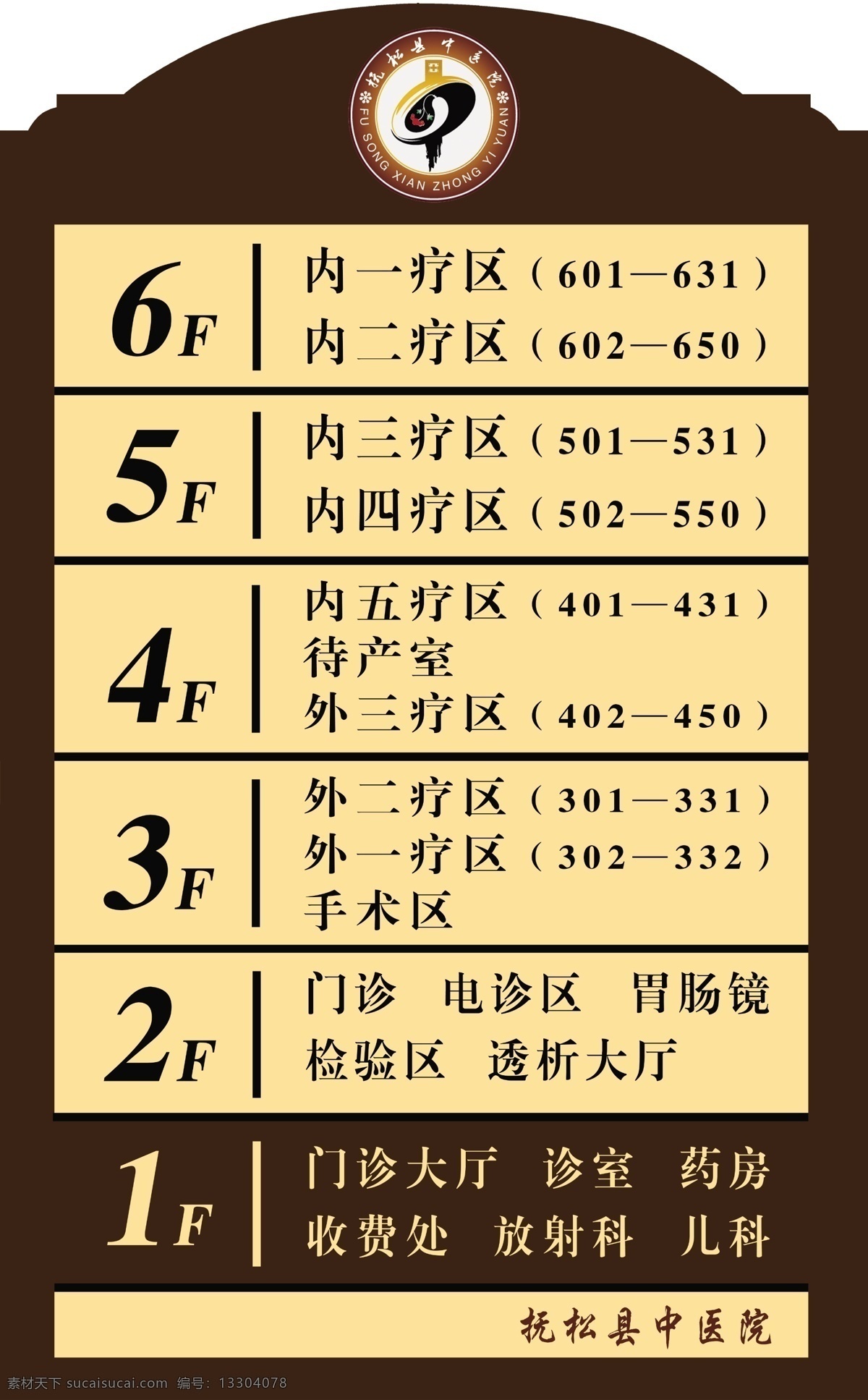 醫(yī)院 醫(yī)院樓層牌 樓層牌 樓層號(hào)牌 亞克力牌 中醫(yī)院 分層