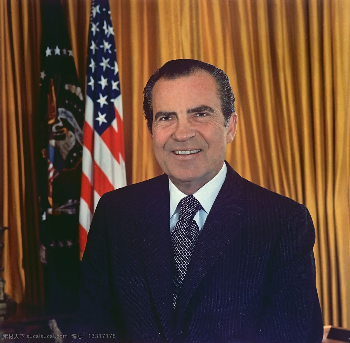 国旗 美国 人物图库 职业人物 总统 美国第 37 任总 统 理查德 尼克松 政坛人物 第37任 理查德尼克松 psd源文件