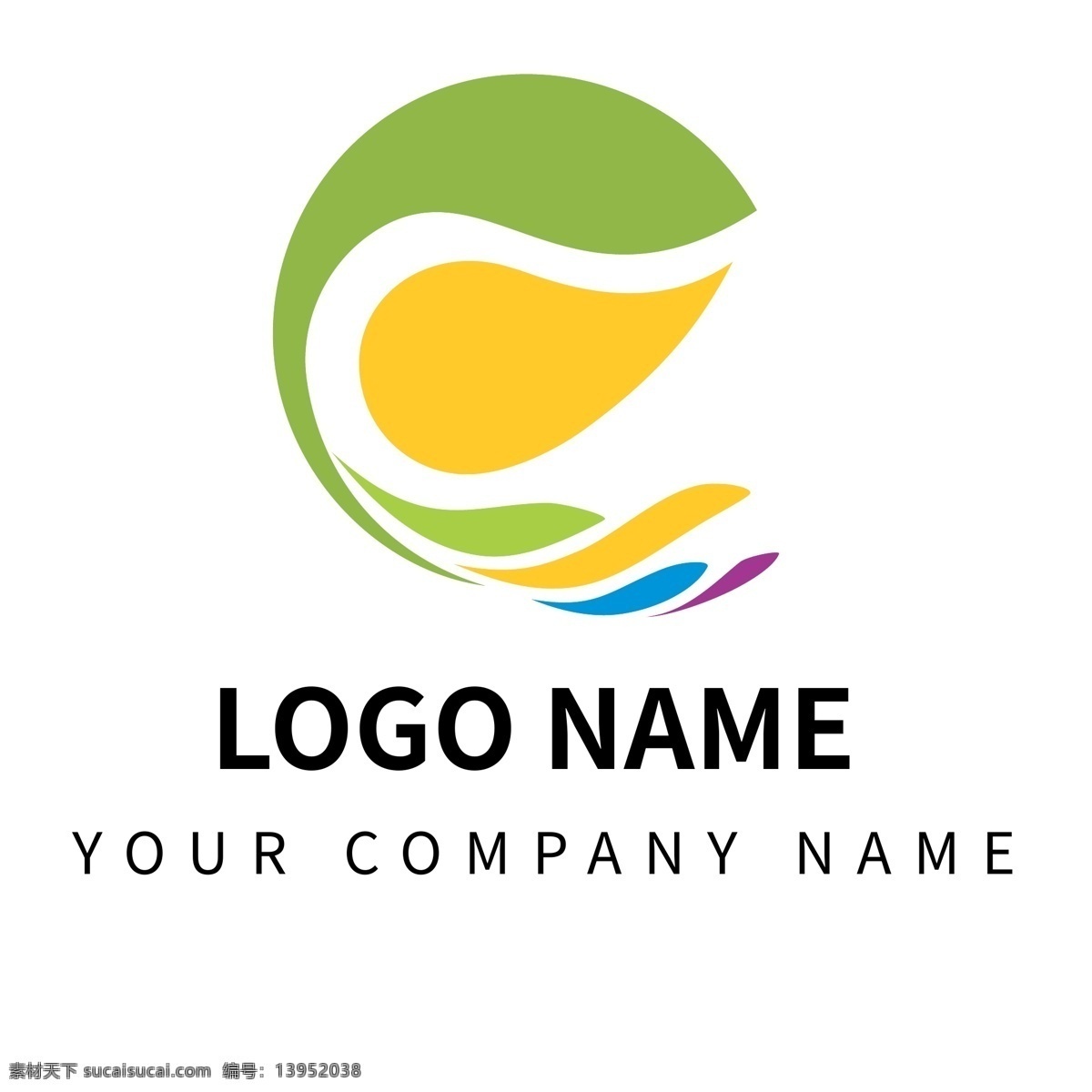 矢量 格式 圆形 环保 水滴 包裹 logo logo动画 动态logo 环保logo 环保行业 标志 标识 icon 公益 logo设计