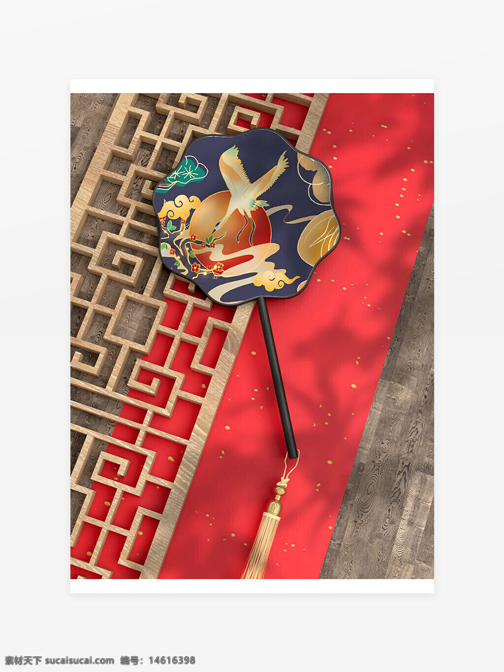 國潮 扇子 樣機(jī) 創(chuàng)意設(shè)計(jì) 平面廣告 傳統(tǒng)文化 精美圖案 效果圖 中國風(fēng) 裝飾元素 古典風(fēng)格 紅色背景 細(xì)節(jié)展示 手工藝品 藝術(shù)設(shè)計(jì) 立體感 裝飾品 文化傳承 工藝品設(shè)計(jì)