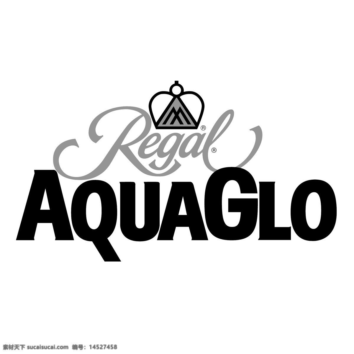 免费 富豪 aquaglo 标识 白色