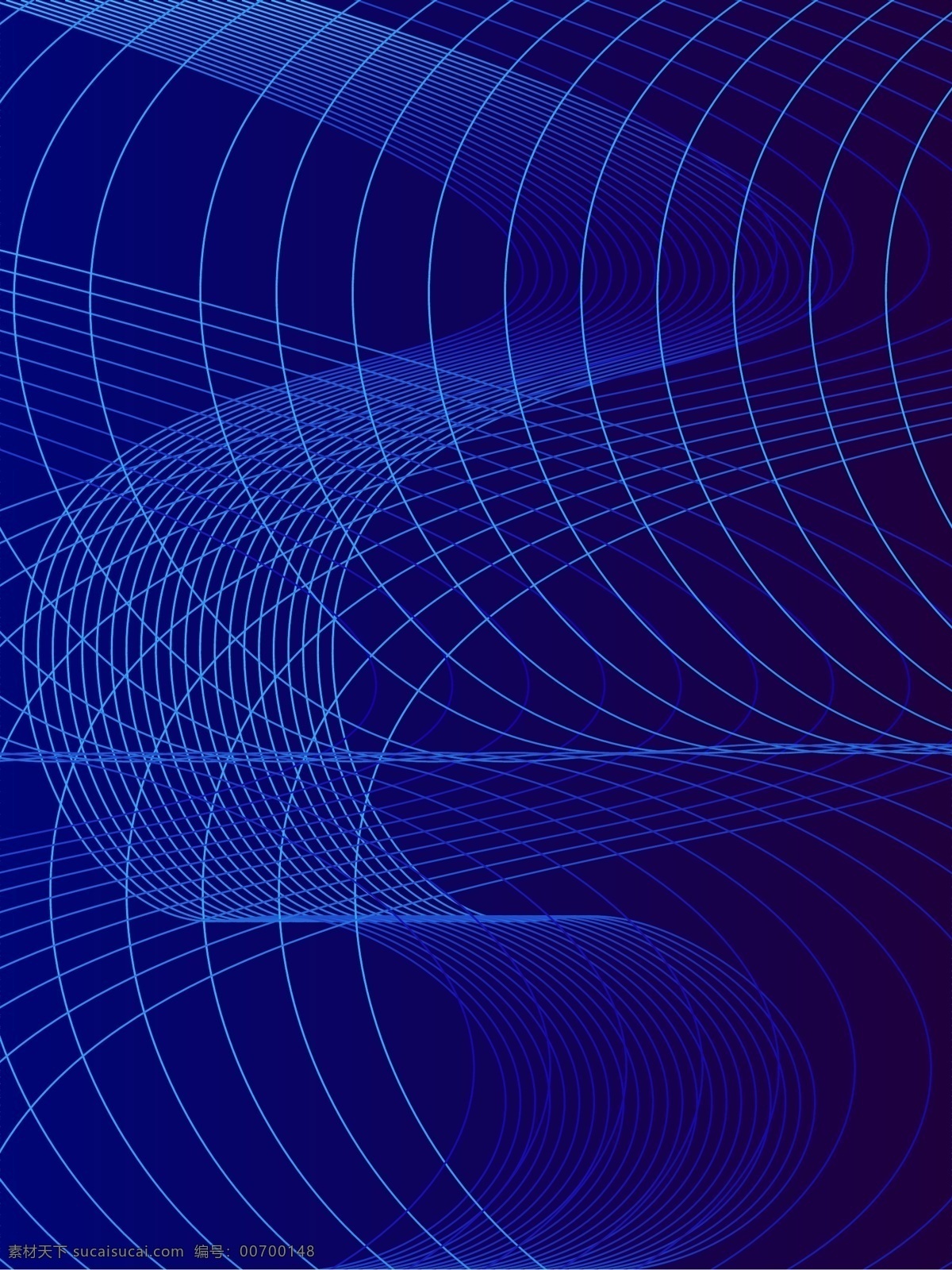 蓝色 科技 网络 波浪 曲线 背景 条纹 大数据
